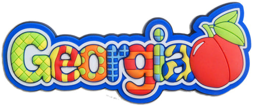 Magnet Raised Word Georgia