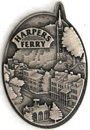 Magnet Antique Silver Brass Mix Harpers Ferry