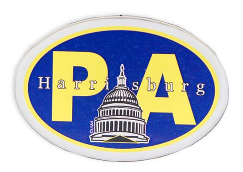Magnet Acrylic Oval Harrisburg PA Capitol