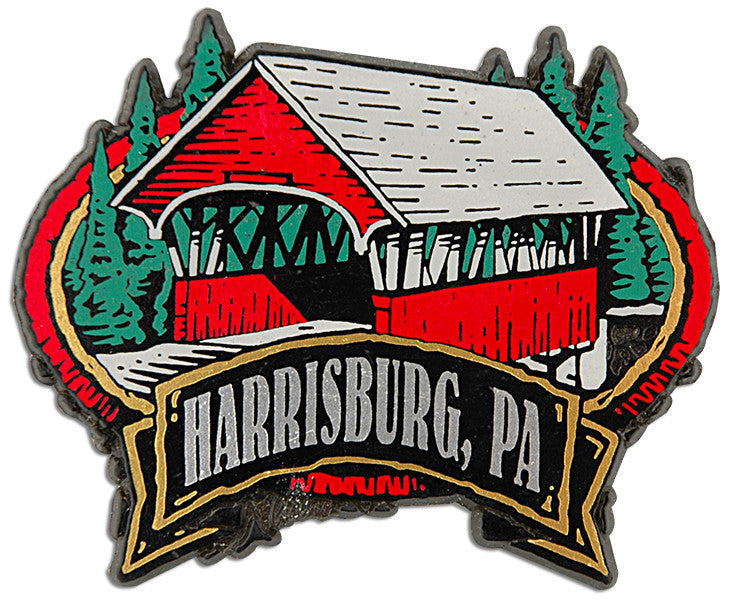 Rubber Magnet Large Harrisburg Bridge