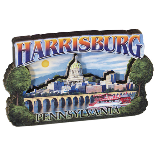 MGHG57 Magnet Wood Montage Harrisburg
