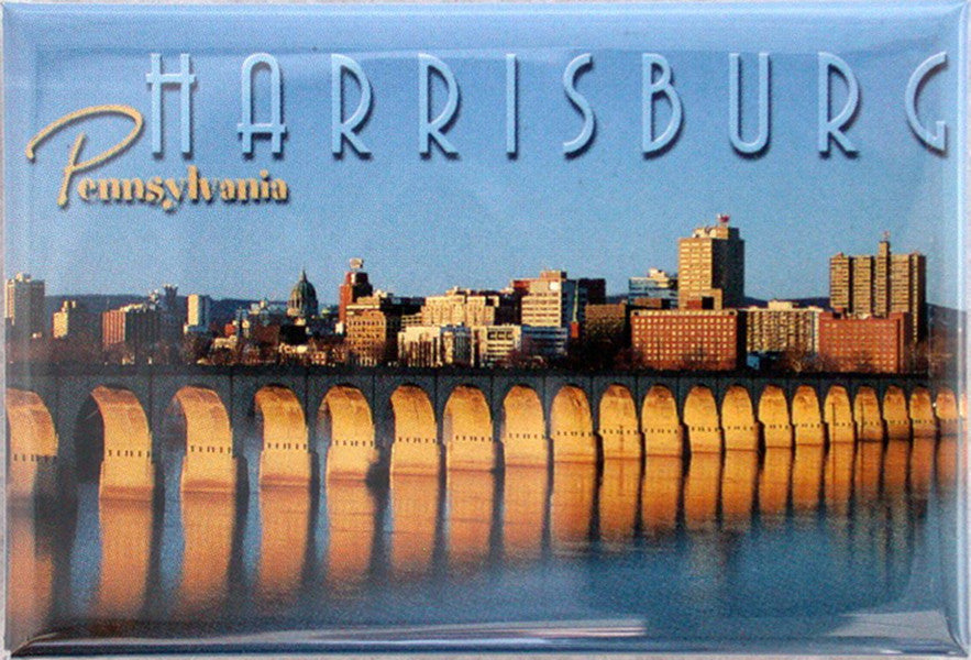 Magnet Photo Harrisburg Bridge Scene