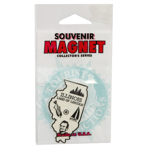 Magnet-Small Rubber Polybag Illinois