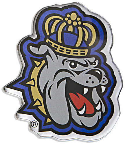Magnet Thick Acrylic JMU Mascot Duke Head