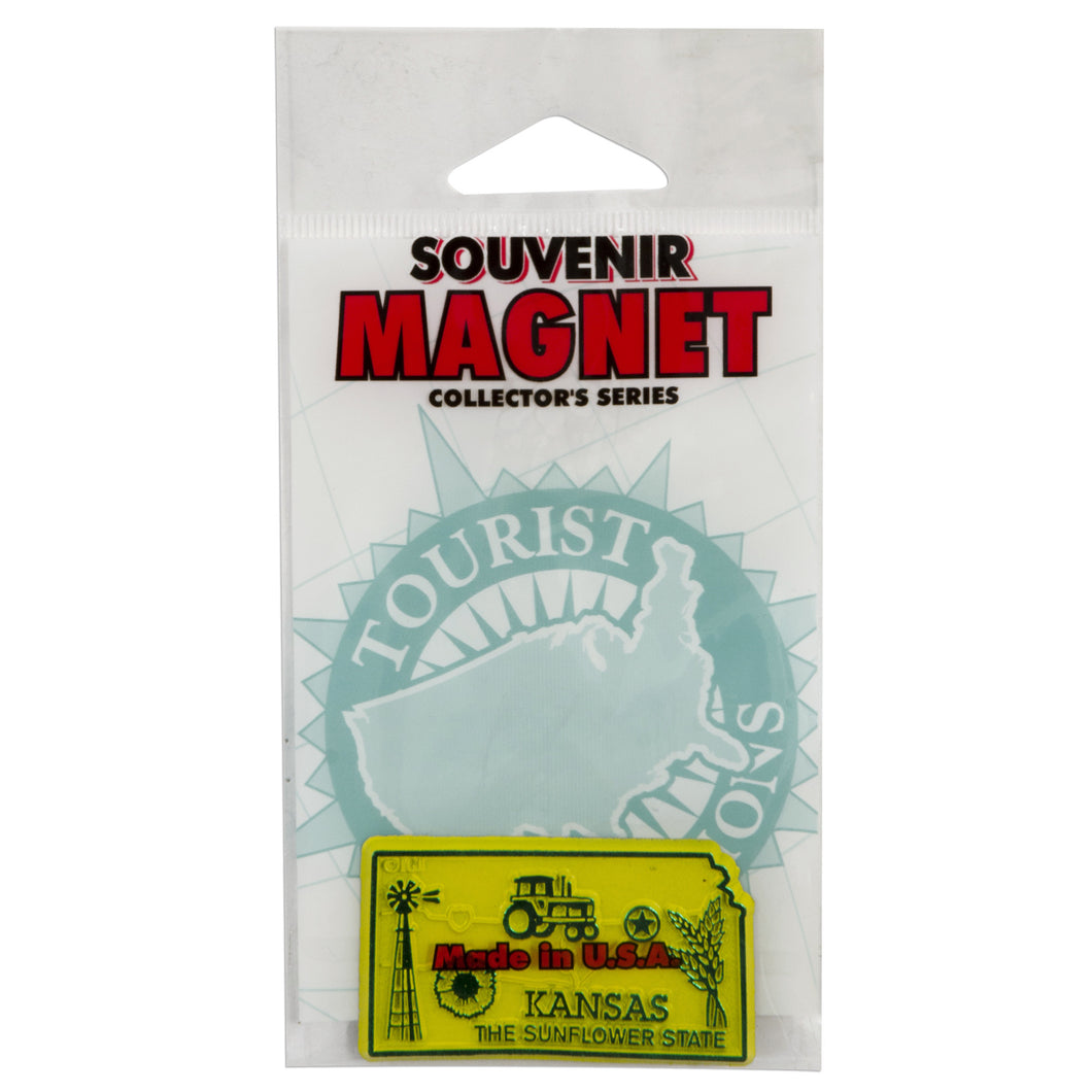 Magnet-Small Rubber Polybag Kansas