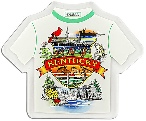 Magnet Lucite T-Shirt Kentucky Montage