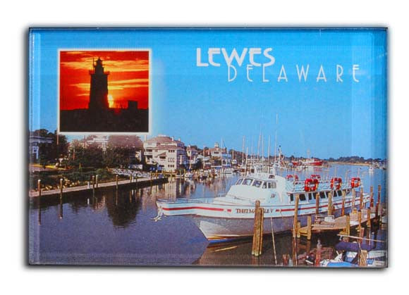 Magnet Thick Lucite Lewes Waterway