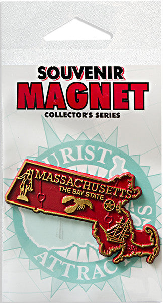 MagnetSmall Rubber Polybag Massachusetts