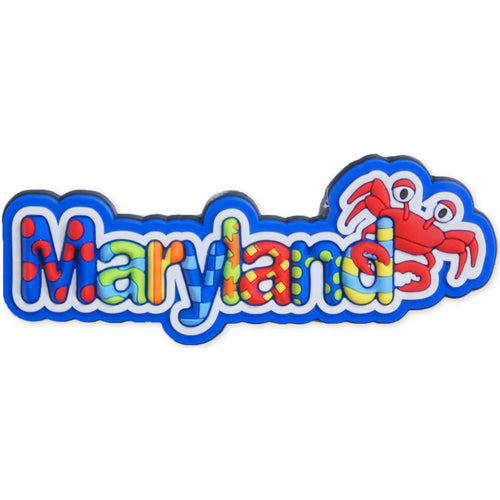 Magnet Raised Word Maryland