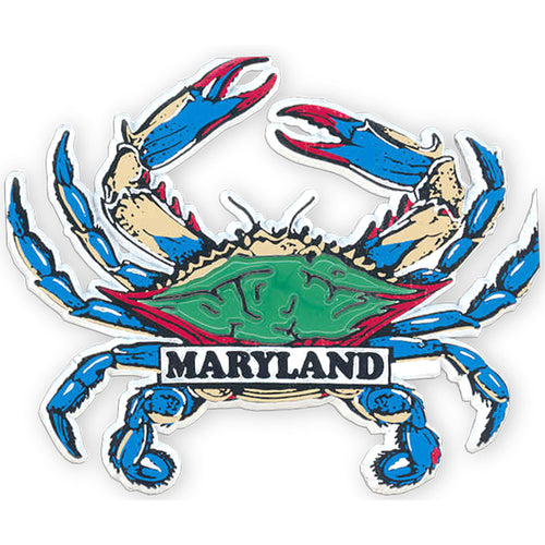 Rubber Magnet Large Maryland Blue Crab