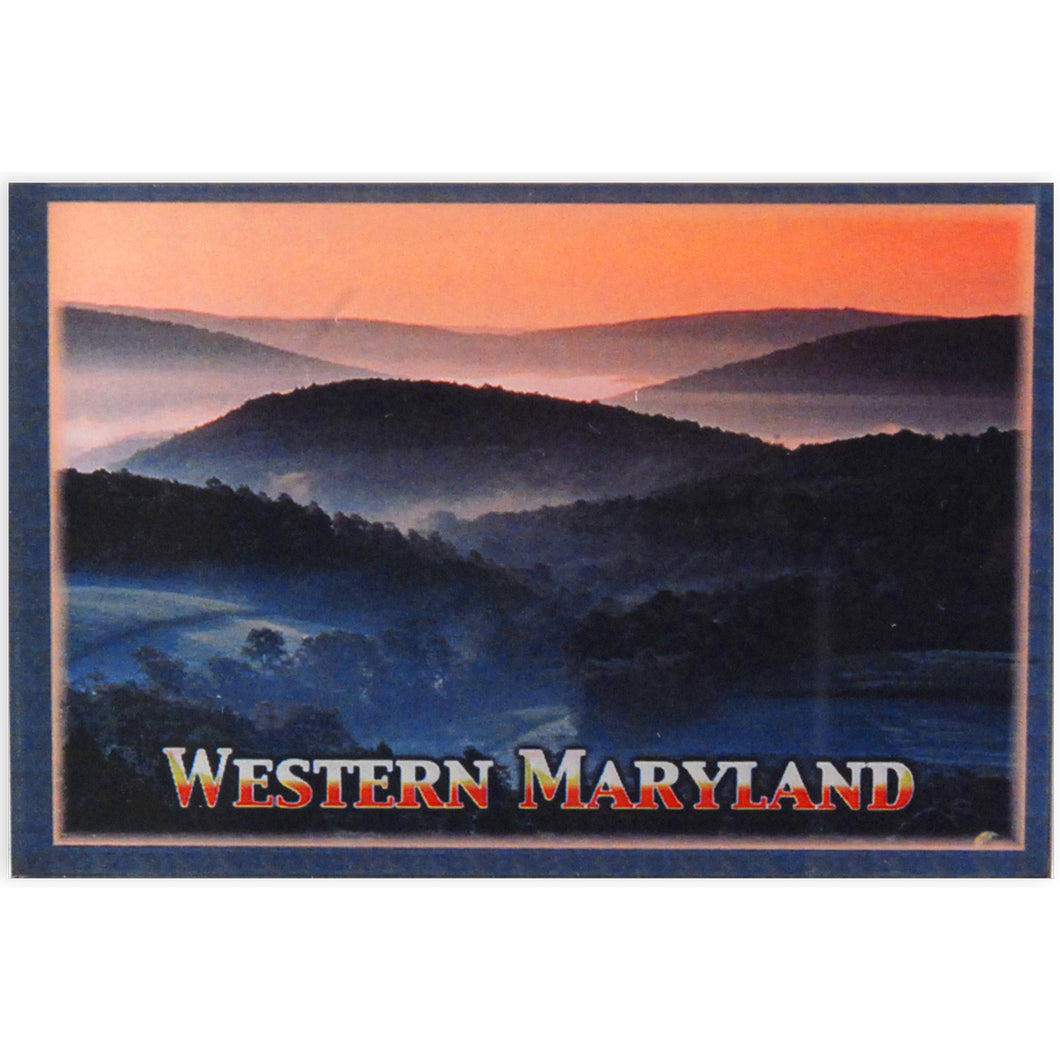 Magnet Thick Lucite Western Maryland