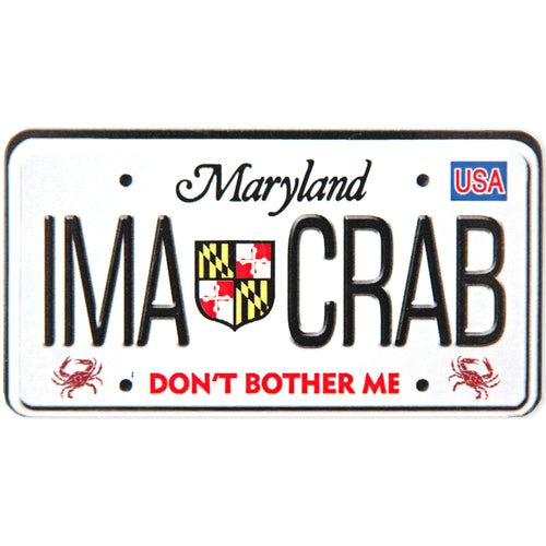 Magnet Wood License Plate Maryland