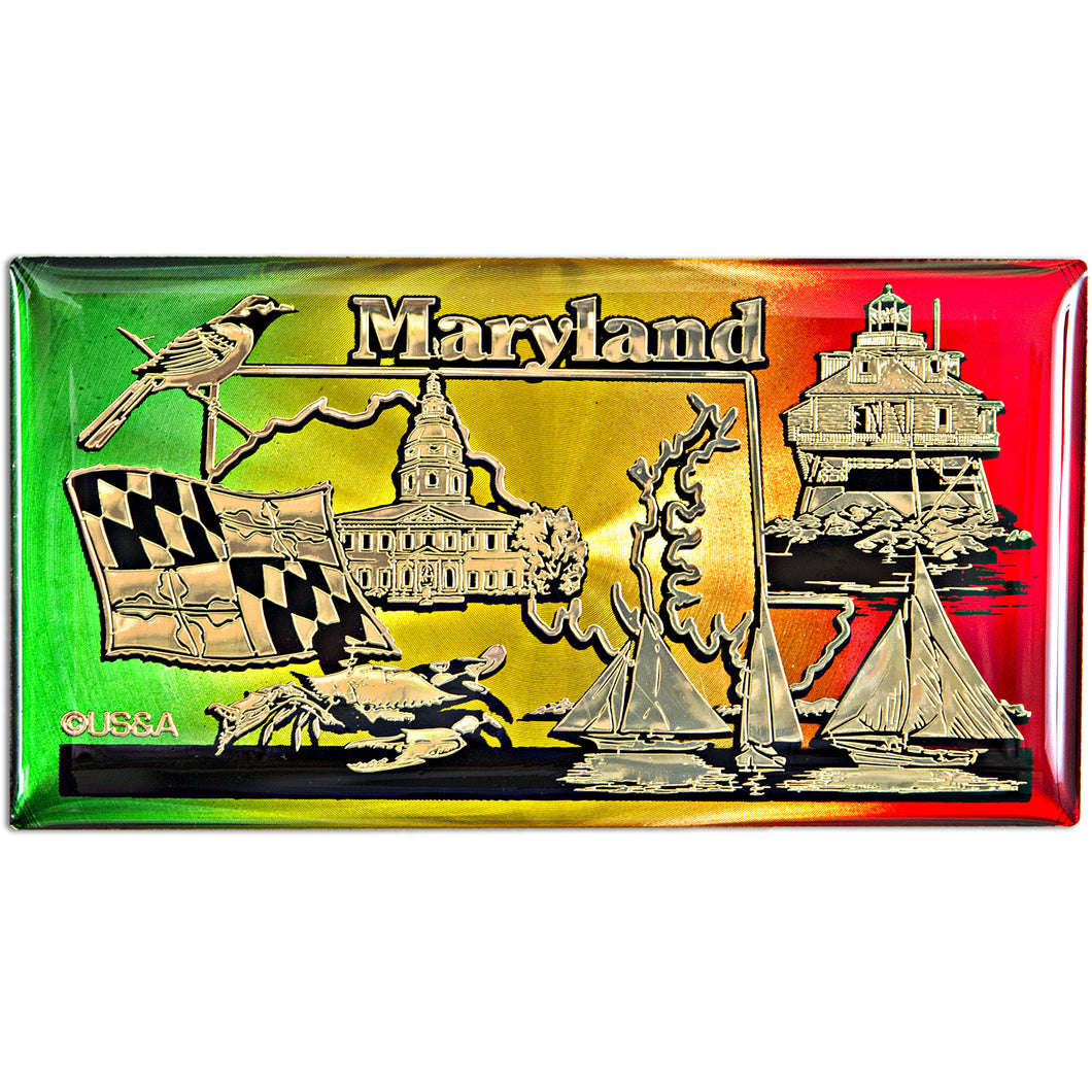 Magnet Rainbow Foil Maryland
