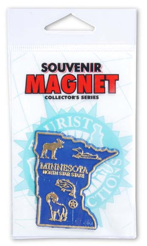 Magnet Small Rubber Polybag Minnesota