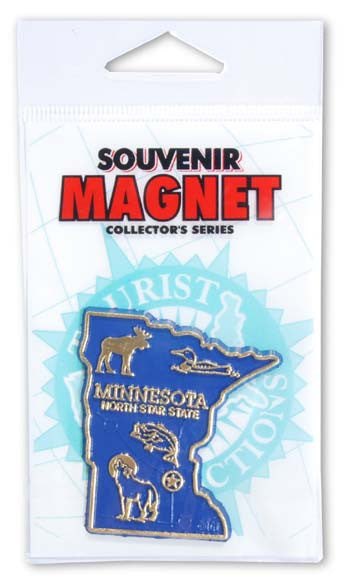 Magnet Small Rubber Polybag Minnesota