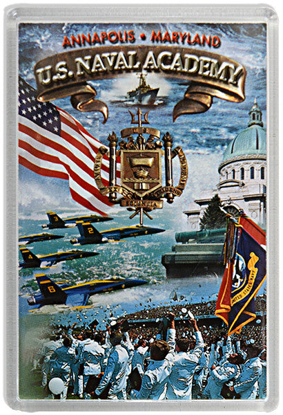 Magnet Lucite Naval Academy Montage