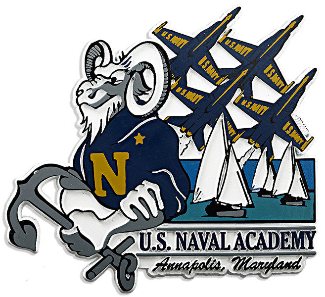 Magnet Jumbo Rubber U.S.Naval Academy
