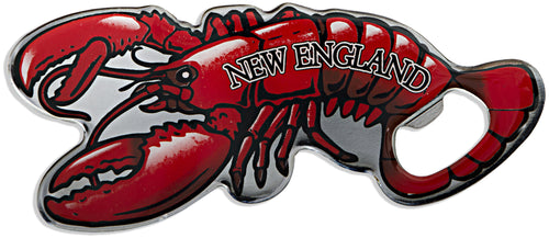 Bottle Opener Magnet Lobster with New England
