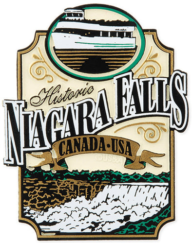 Rubber Magnet Large Niagara Falls Vintage