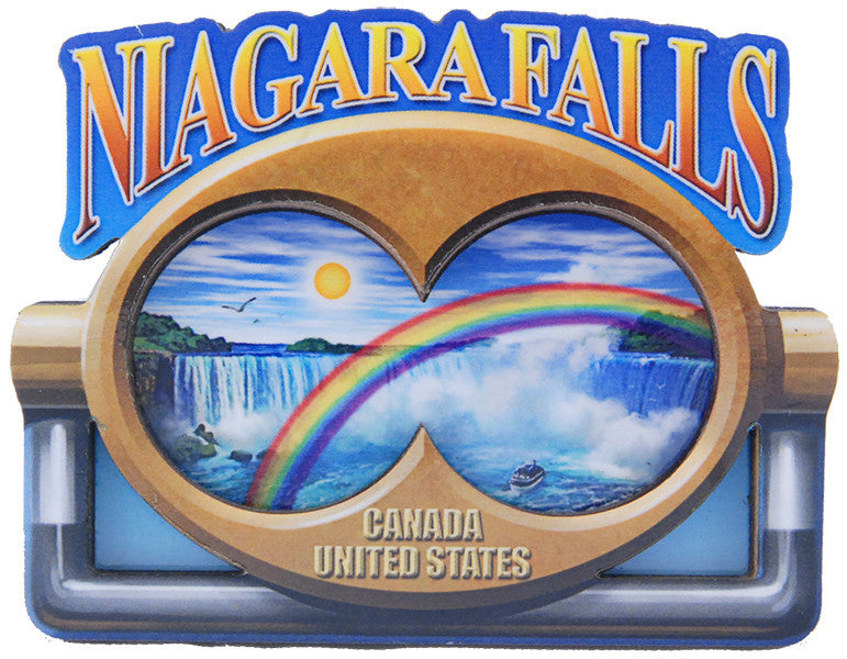 Magnet Wood Niagara Falls with Binoculars