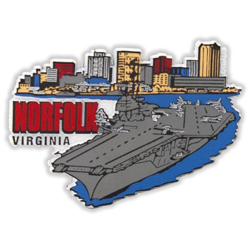 Rubber Magnet Large Norfolk Carrier