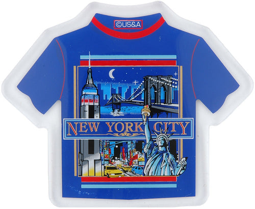 Magnet Lucite T-Shirt New York City Night