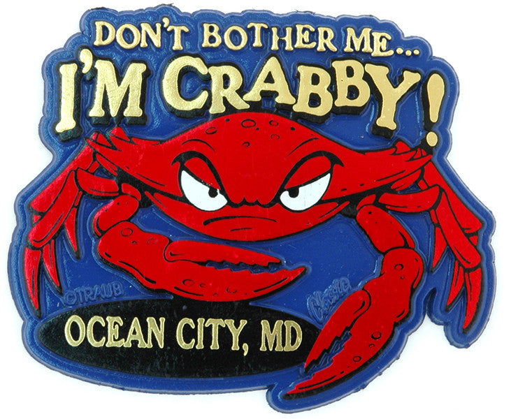 Rubber Magnet Large Don't Bother Me Ocean City MD