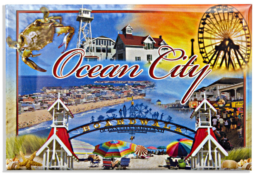 Magnet Photo Ocean City Montage