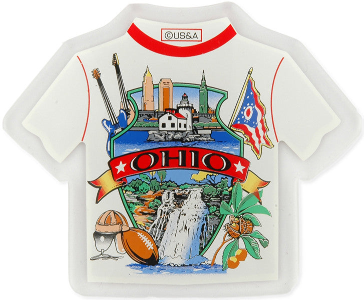 Magnet Lucite T-Shirt Ohio Montage