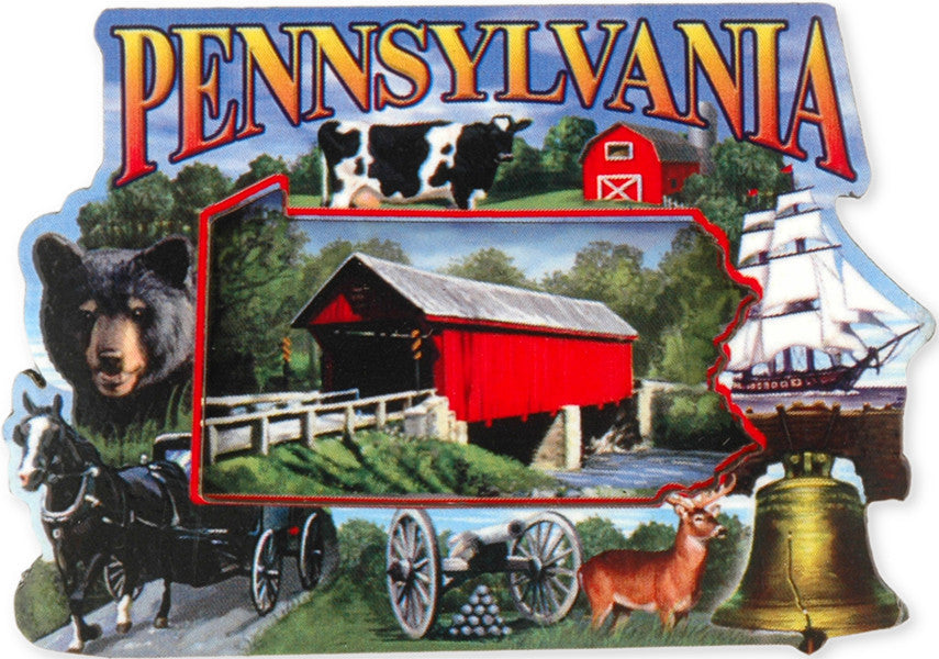 Magnet Wood Montage Pennsylvania