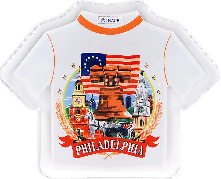 Magnet Lucite T-Shirt Philadelphia Bell Banner