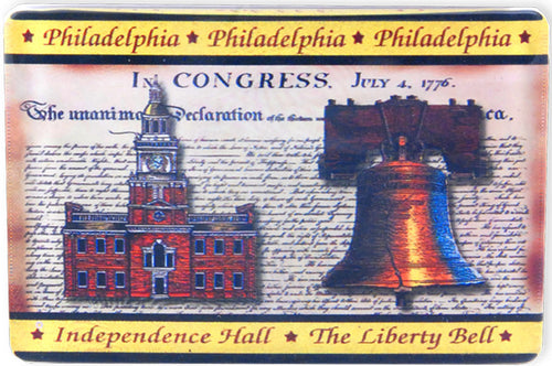 Magnet Thick Lucite Philadelphia Parchment