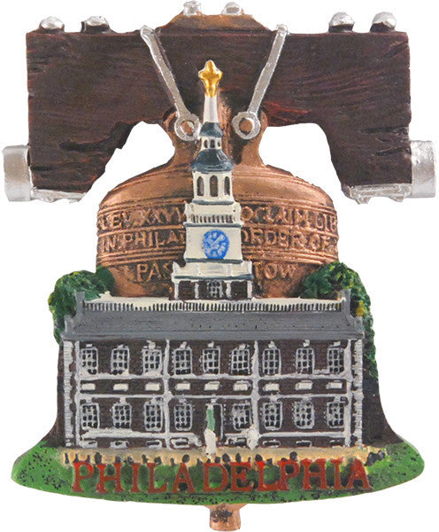 Magnet Polyresin Philadelphia Indep Hall