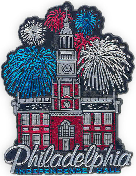 Rubber Magnet Large Philadelphia Independence Hall