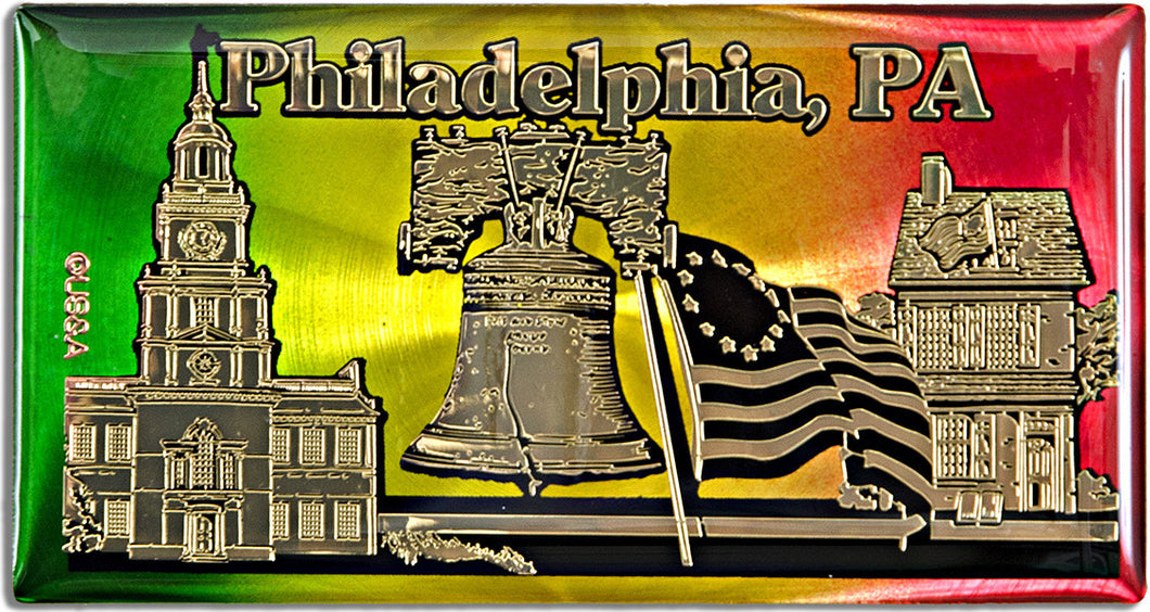 Magnet Rainbow Foil Philadelphia