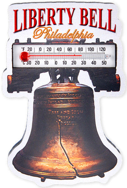 Magnet Wood Thermometer Philadelphia Liberty Bell