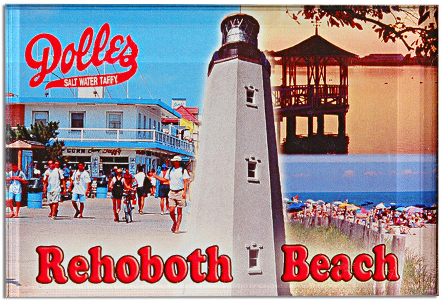 Magnet Thick Lucite Rehoboth Montage