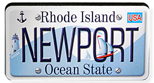 Magnet License Plate Newport Rhode Island