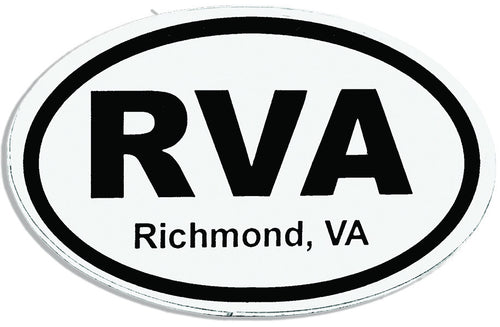 Magnet Thick Lucite RVA Euro Oval