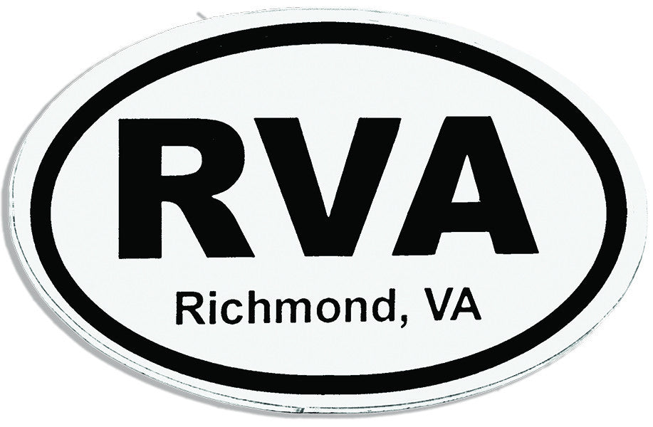 Magnet Thick Lucite RVA Euro Oval