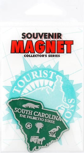 Magnet Small Rubber Polybag South Carolina