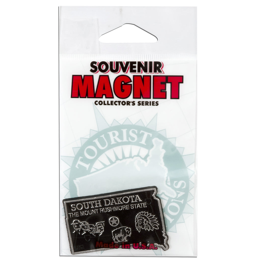 Magnet- Small Rubber Polybag South Dakota