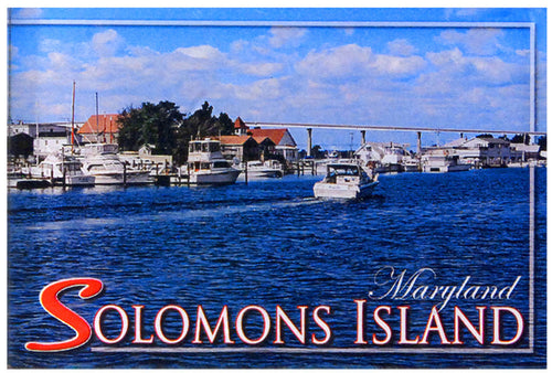 Magnet Thick Lucite Solomons Island