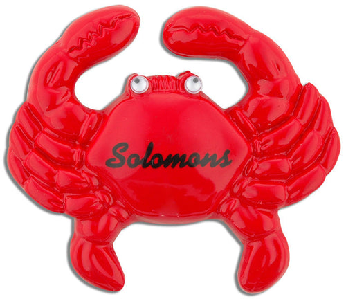 Red Crab Magnet PolyResin Solomons