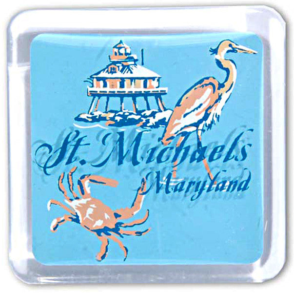 Magnet Lucite Rustic St. Michaels