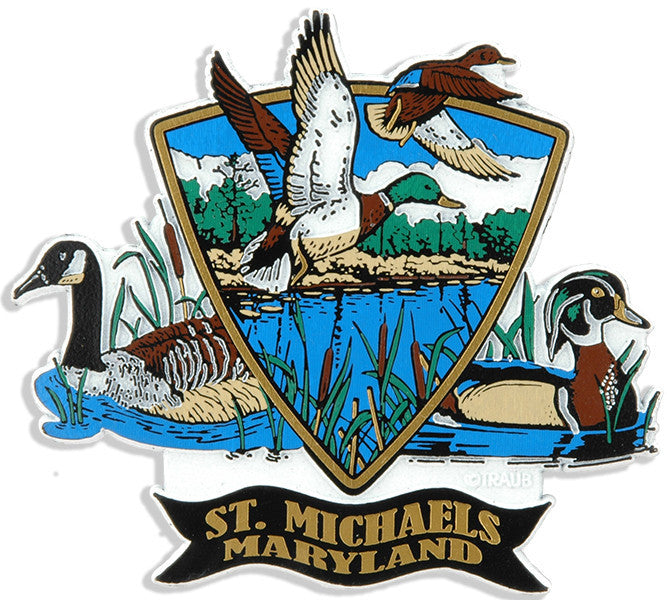 Magnet Jumbo Rubber St Michaels Waterfowl