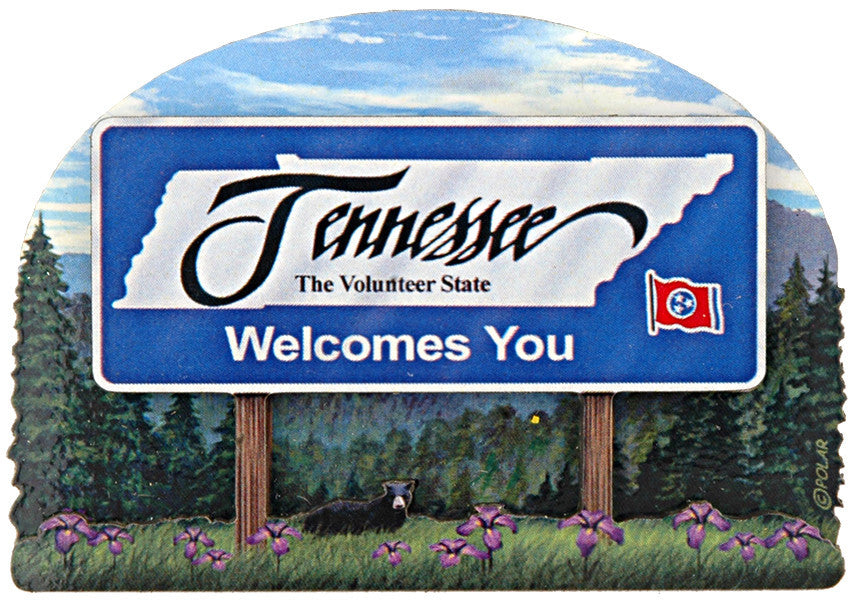 Magnet Wood Welcome Sign Tennessee