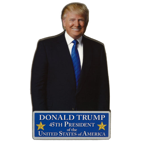 Wood Magnet - Large Portrait - Donald Trump 45th President