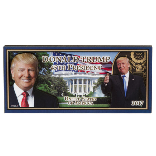 Wood Magnet - Rectangle - Donald Trump 45th President