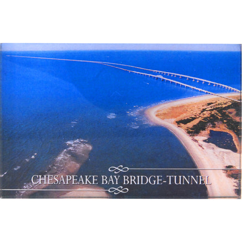 Magnet Thick Lucite Chesapeake Bay Bridge Tunnel
